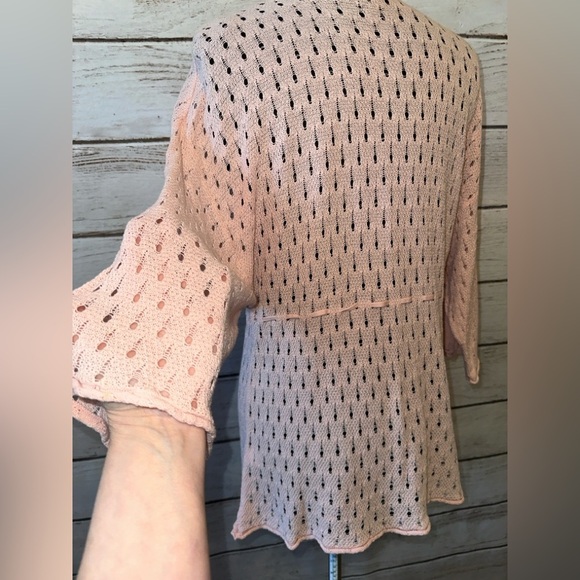 Pink Knit Cardigan Size XL
Surplice Top, Business Casual, Office Wear, Spring - Picture 4 of 7